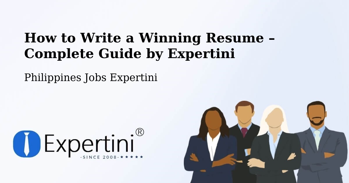 Resume Writing Guide for Job Seekers – Padapada - Padapada, Philippines Jobs Expertini