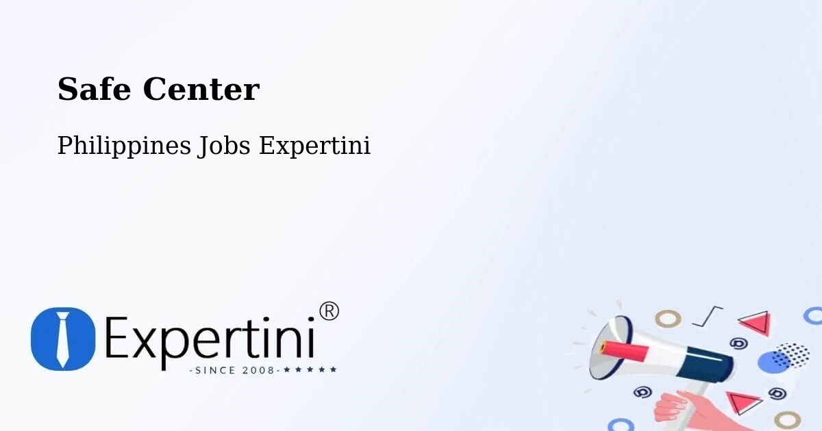 Safety Center – Padapada - Philippines Jobs Expertini